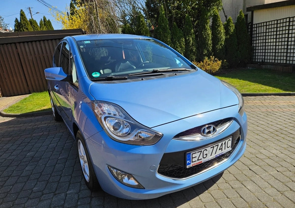 Hyundai ix20 cena 33400 przebieg: 148369, rok produkcji 2012 z Zgierz małe 106